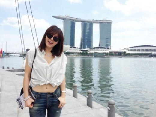 An Sun Young in Singapore