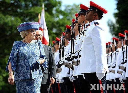 Nederland Queen in Singapore