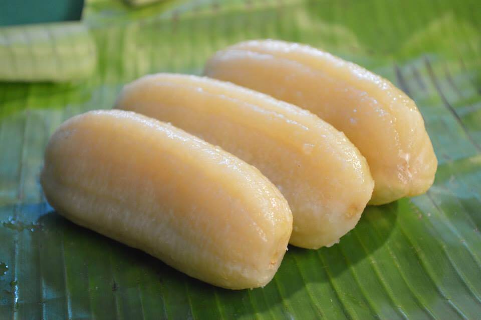 Steamed Golden Saba Banana